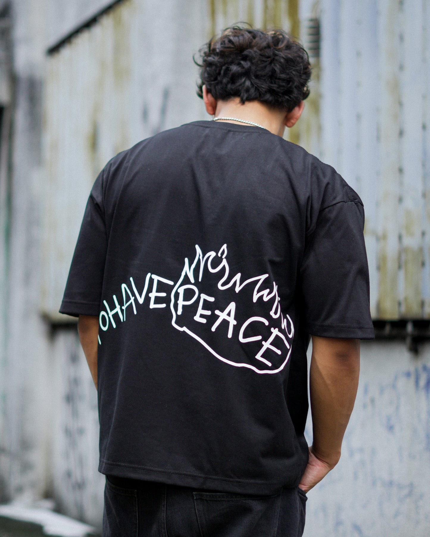 THE SHIRT - BLACK FLAME
