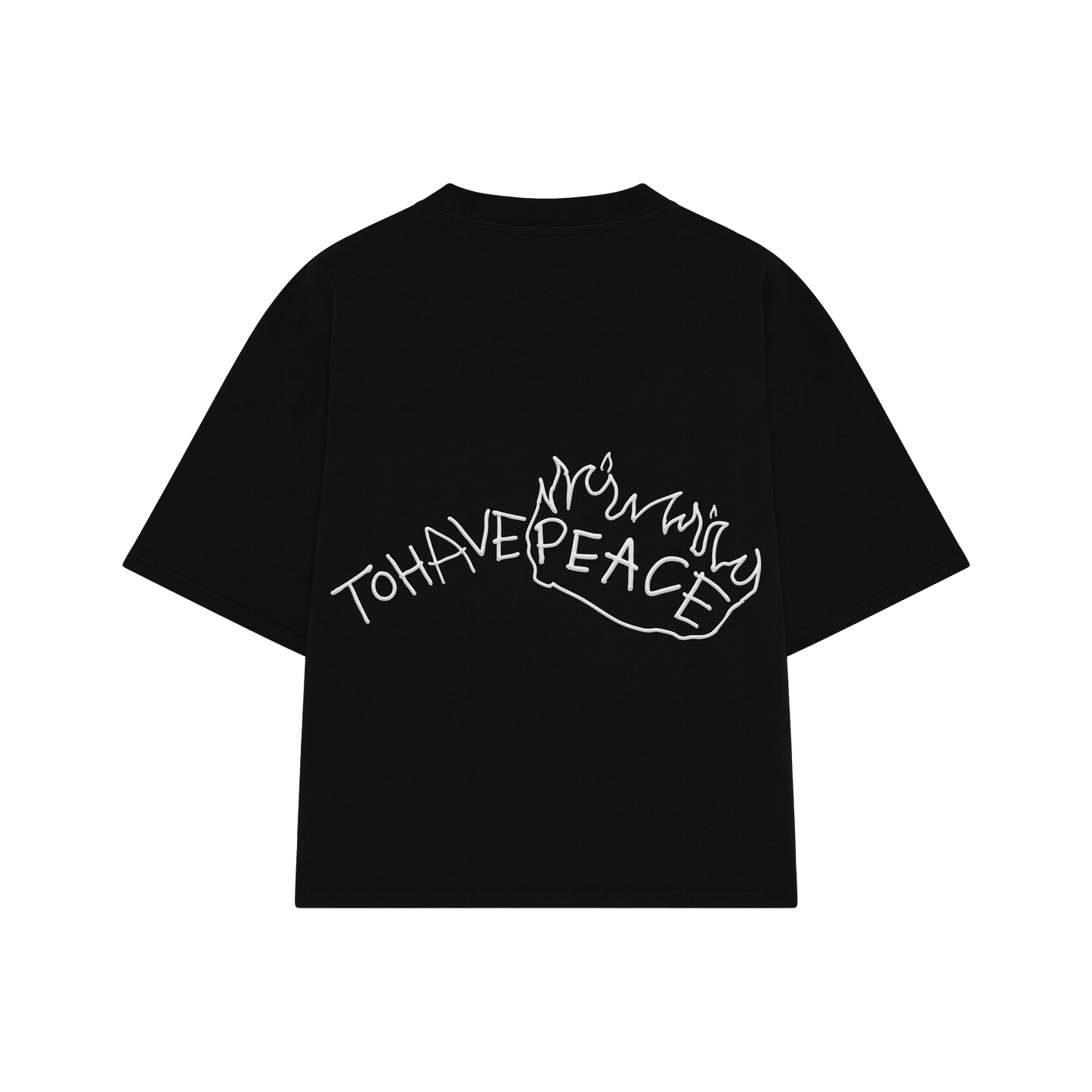 THE SHIRT - BLACK FLAME