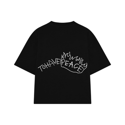 THE SHIRT - BLACK FLAME