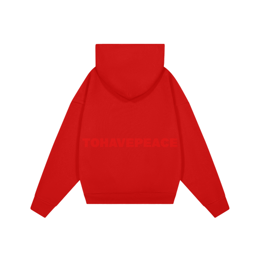 THP HOODIE - RED VISION